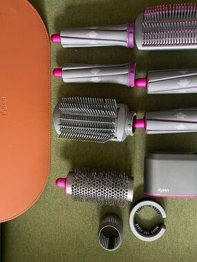 Dyson Air Wrap Multi-Styler Attachment Set in Pink & Silver